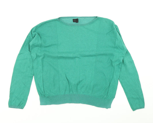 Womens UK Size 8 Topshop Green Pullover Jumper