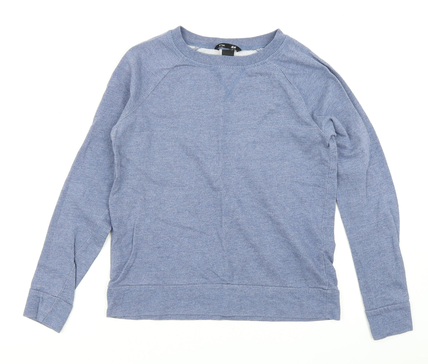 H&M Womens Blue   Pullover Sweatshirt Size XS