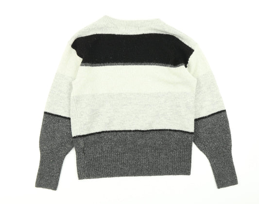 Womens UK Size XS H&M Grey Pullover Jumper