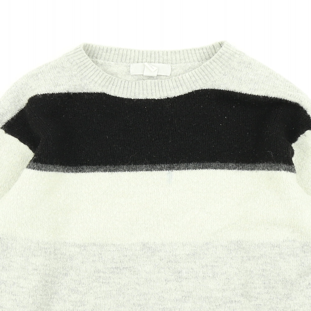 Womens UK Size XS H&M Grey Pullover Jumper
