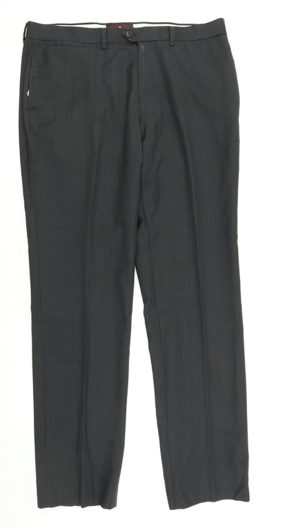 NEXT Mens Grey   Dress Pants Trousers Size 36 in L31 in