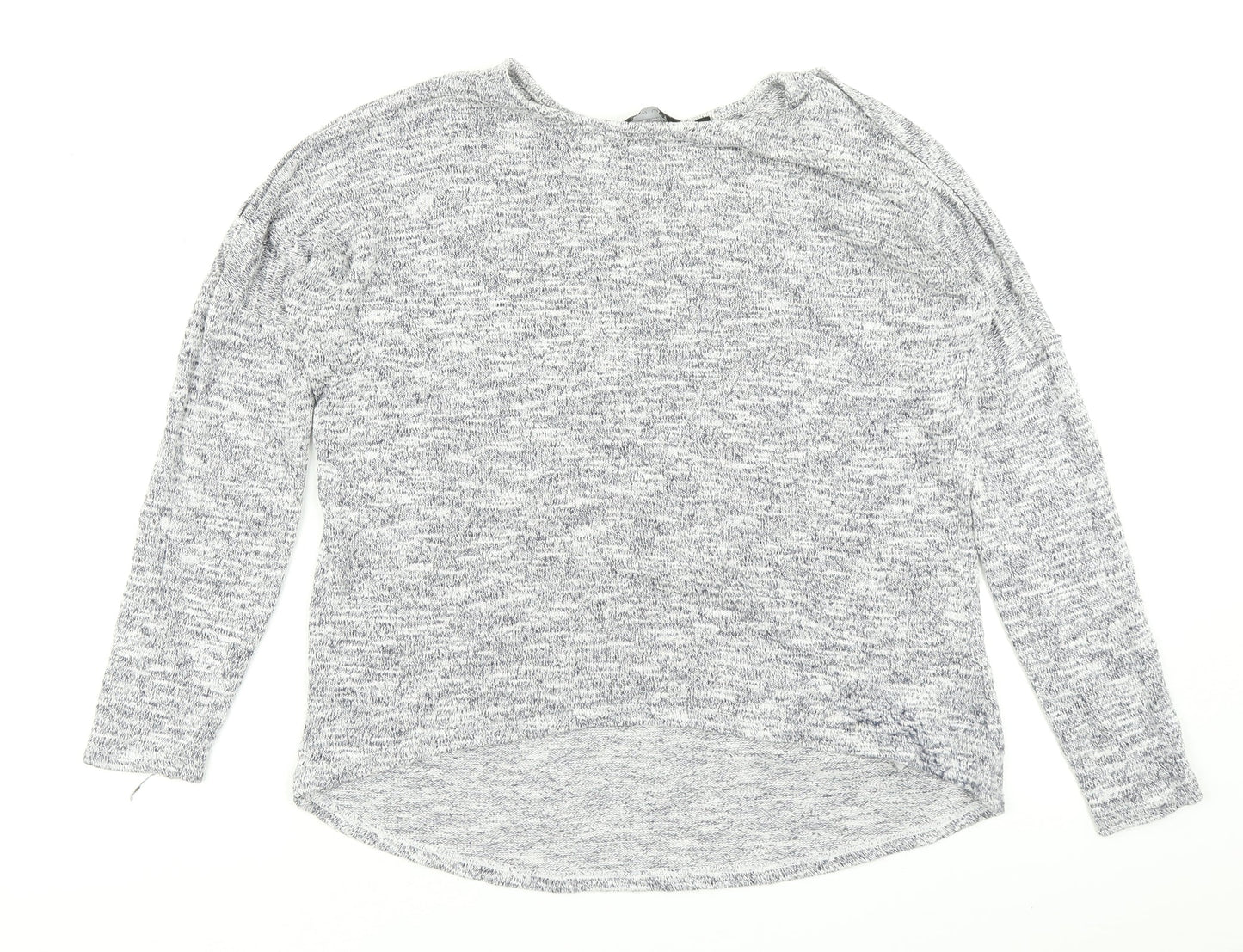 Womens UK Size 8 New Look Blue Basic T-Shirt