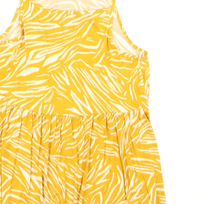 Womens UK Size 12 New Look Yellow Camisole T-Shirt