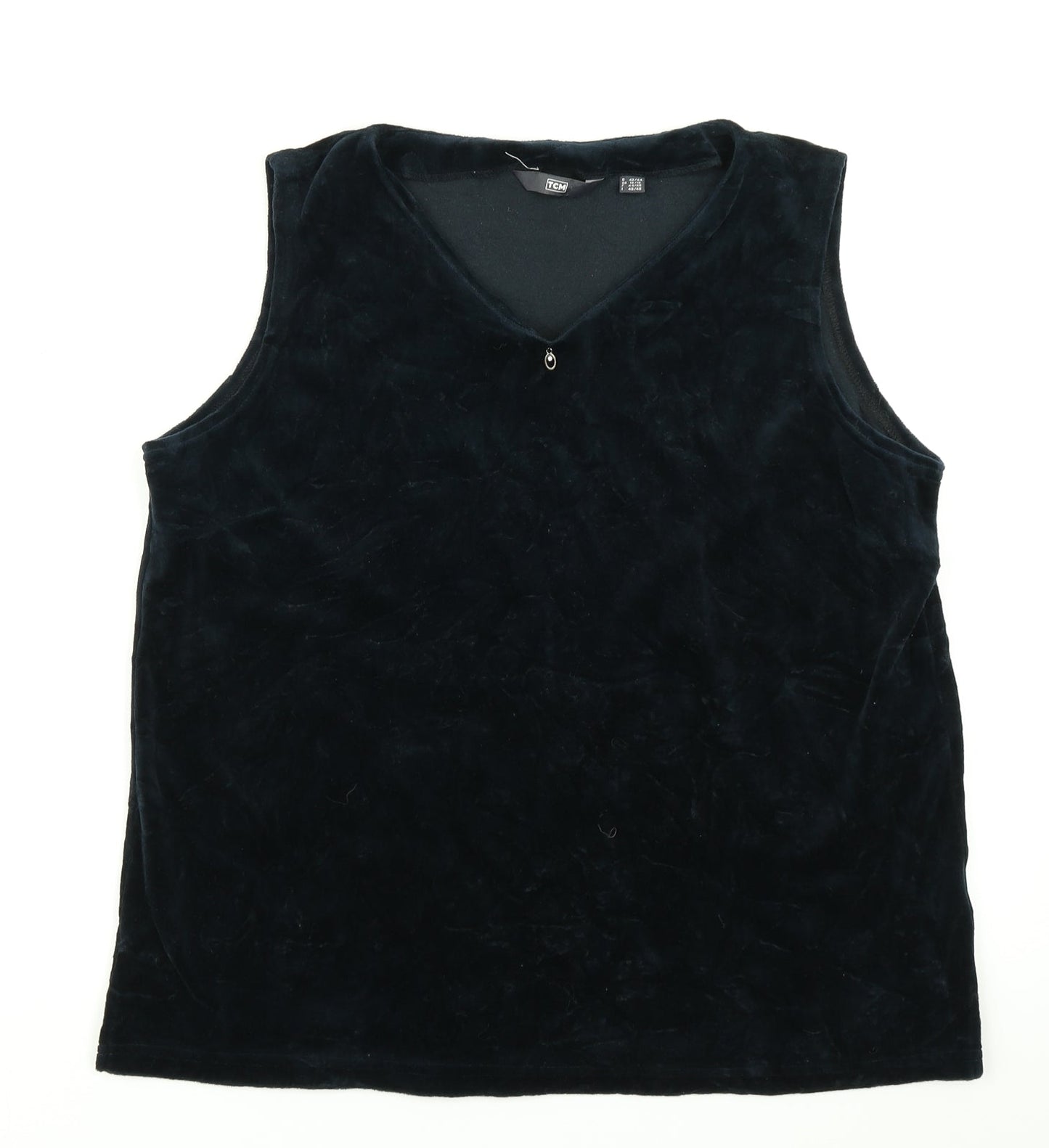 Womens UK Size 16 TCM Blue Basic Tank