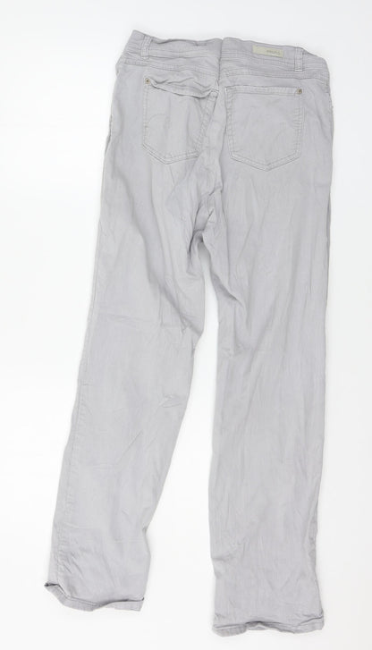 Angel Womens Grey  Denim Straight Jeans Size 30 in L29 in
