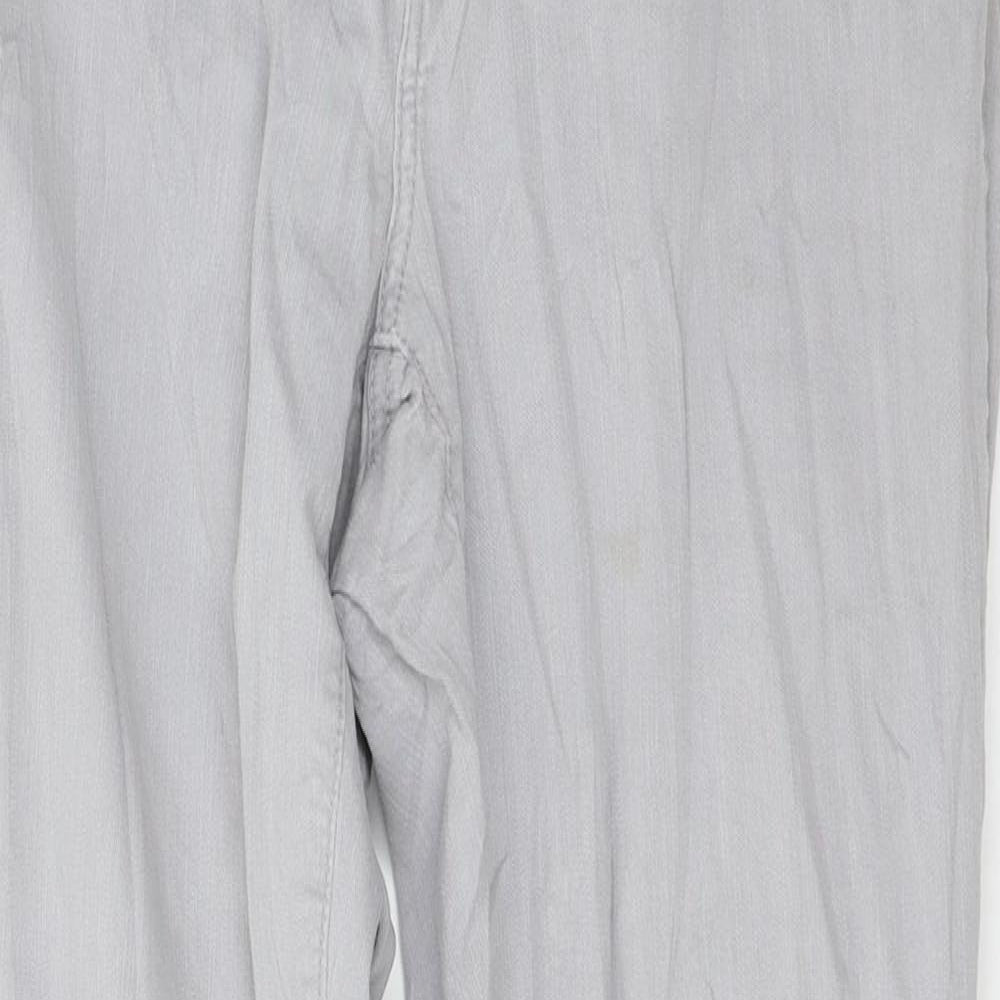Angel Womens Grey  Denim Straight Jeans Size 30 in L29 in