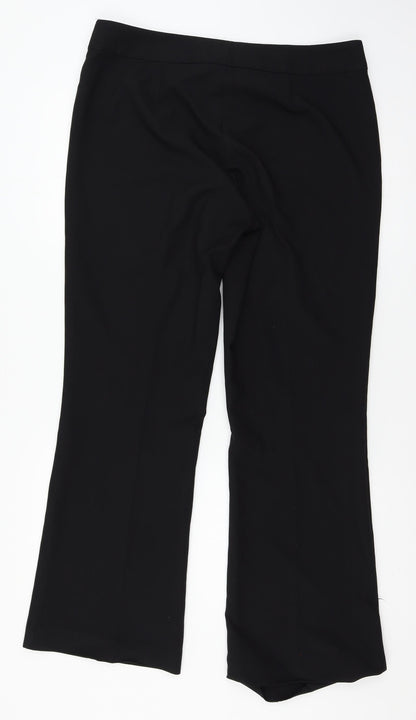 George Womens Black   Trousers  Size 14 L30 in