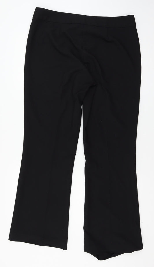 George Womens Black   Trousers  Size 14 L30 in