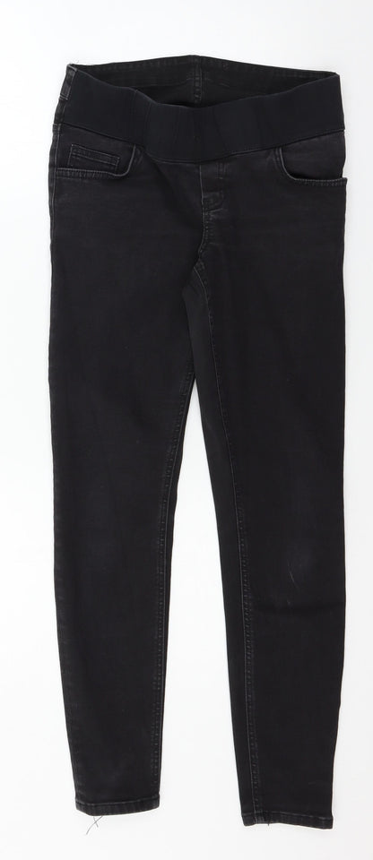 ASOS Womens Black  Denim Skinny Jeans Size 10 L27 in