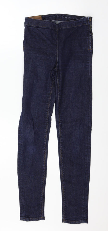 Zara Womens Blue  Denim Jegging Jeans Size S L29 in
