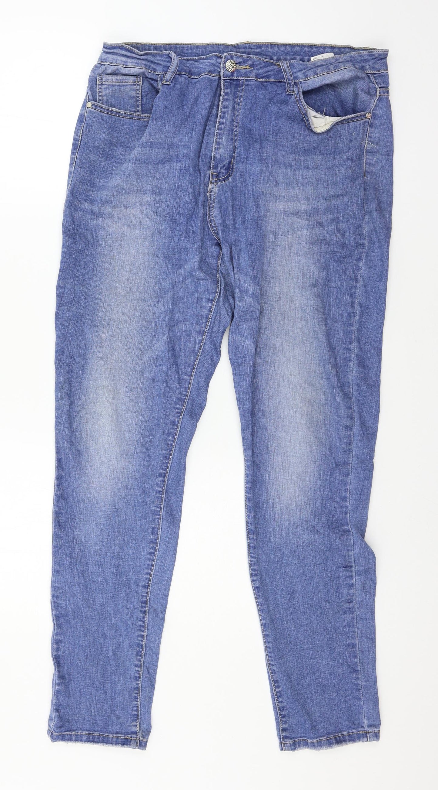Premium Denim Womens Blue  Denim Skinny Jeans Size 36 in L28 in