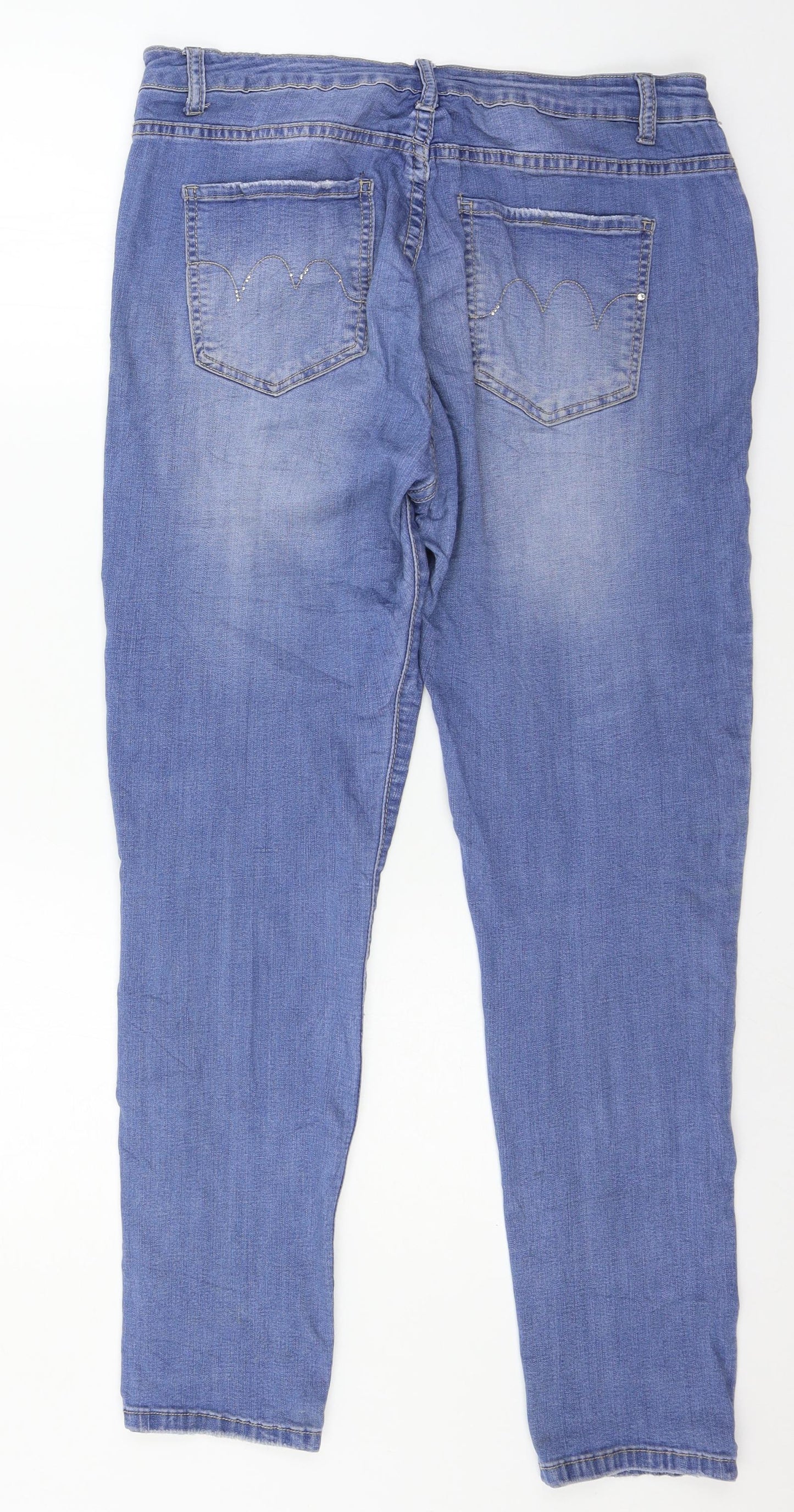 Premium Denim Womens Blue  Denim Skinny Jeans Size 36 in L28 in