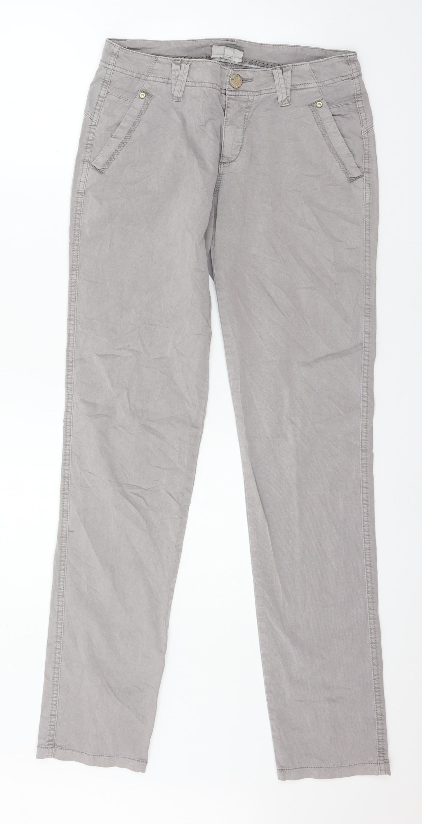 Womens UK Size 8 Street One Regular Fit  Grey Trousers
