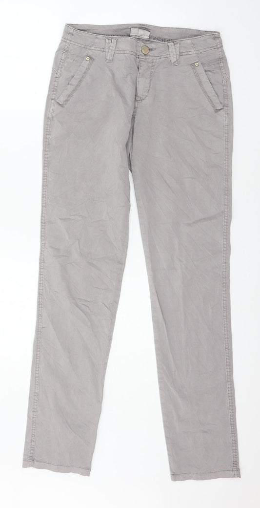 Womens UK Size 8 Street One Regular Fit  Grey Trousers