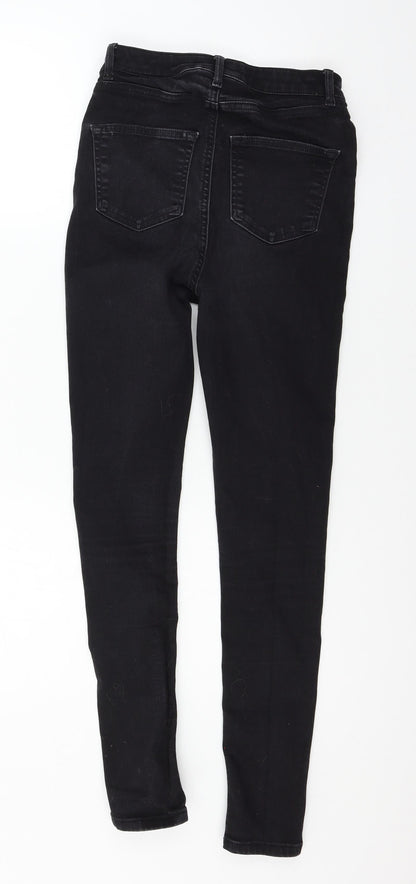 Very Womens Black  Denim Skinny Jeans Size 6 L25 in