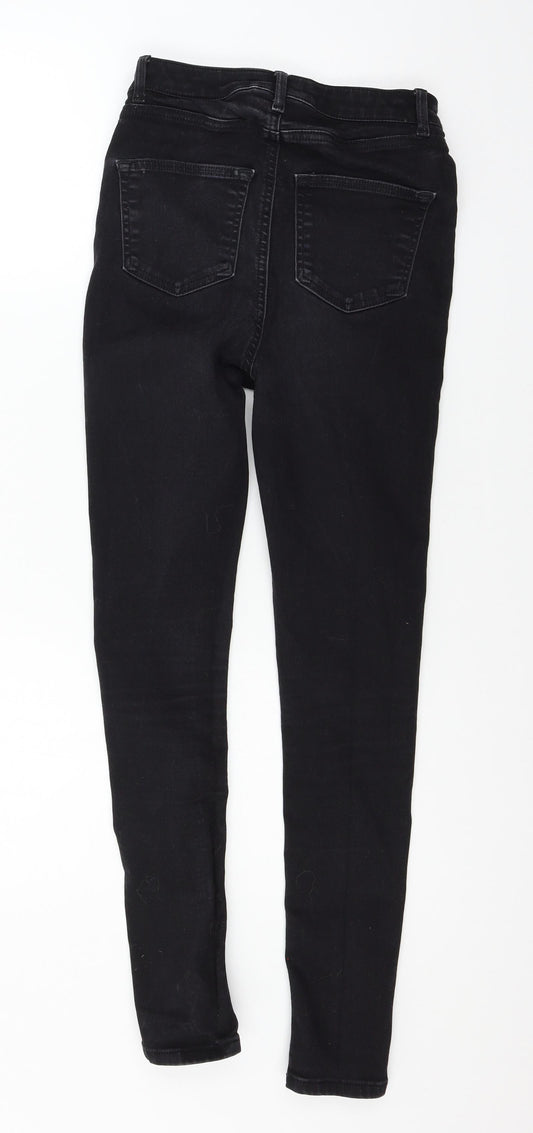 Very Womens Black  Denim Skinny Jeans Size 6 L25 in