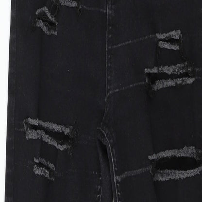 Very Womens Black  Denim Skinny Jeans Size 6 L25 in