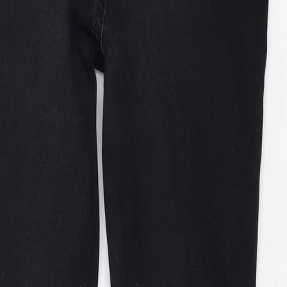Very Womens Black  Denim Skinny Jeans Size 6 L25 in