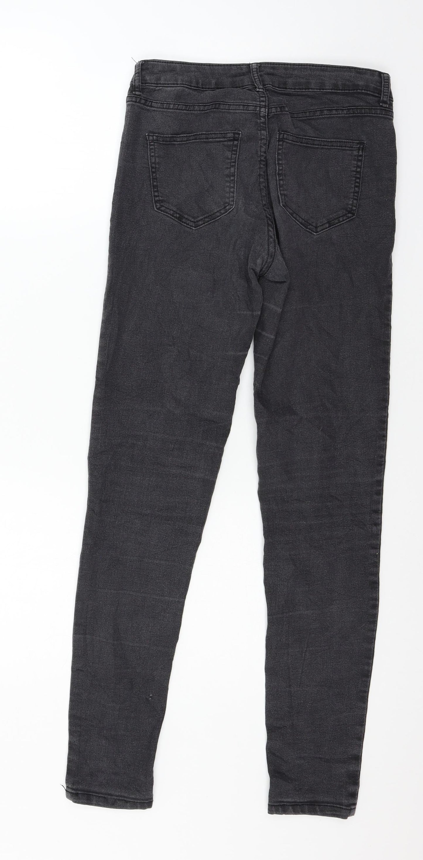 Womens UK Size 8 sinsay Regular Fit Skinny Grey Jeans