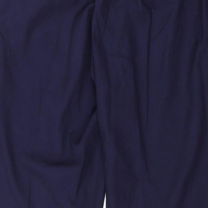 Womens UK Size 30 in Preworn Regular Fit  Blue Trousers