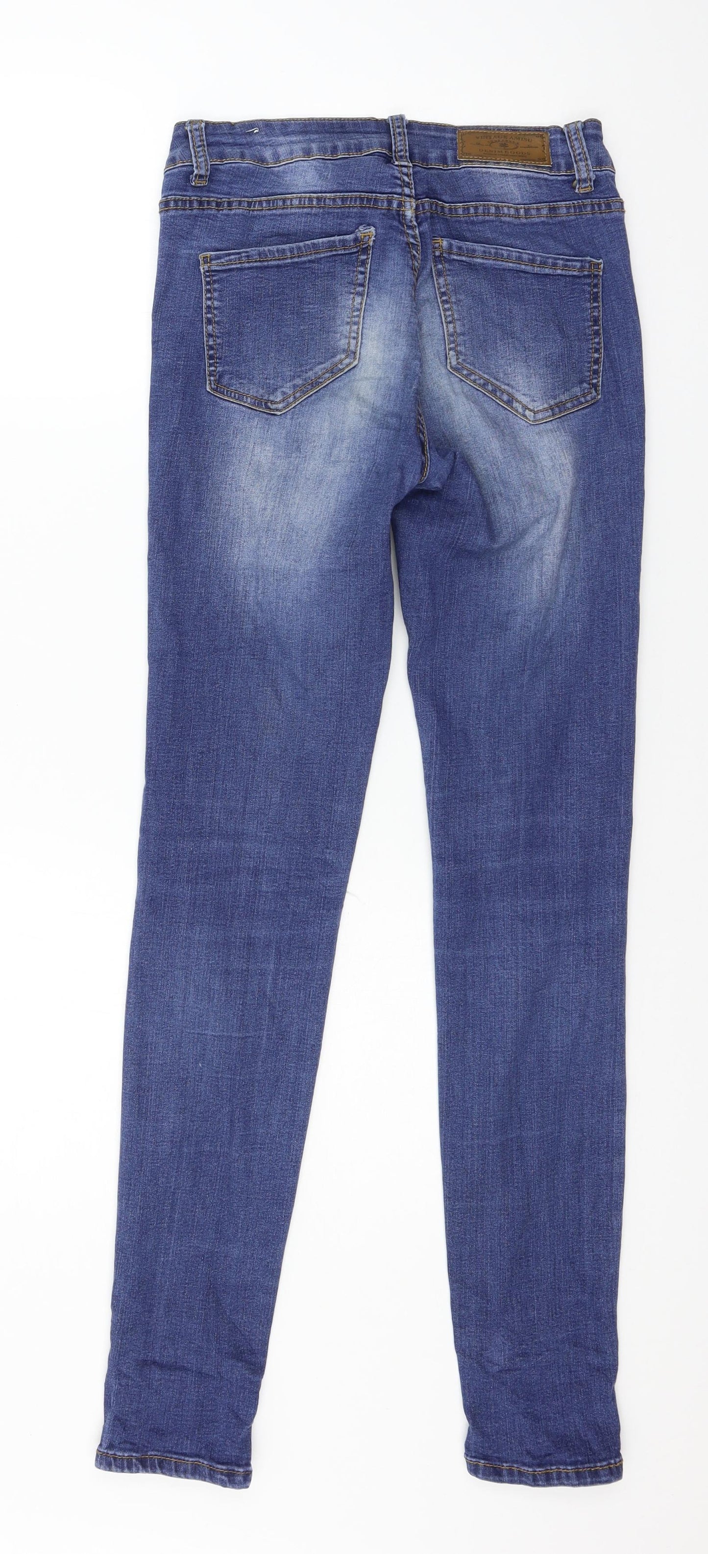 Womens UK Size 28 in Amisu Regular Fit Skinny Blue Jeans