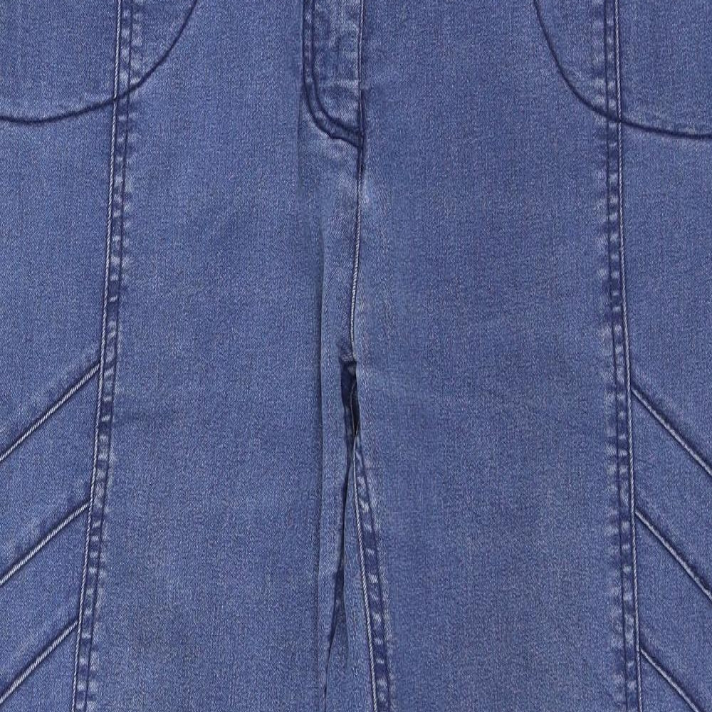 Bx Womens Blue  Denim Straight Jeans Size 12 L26 in