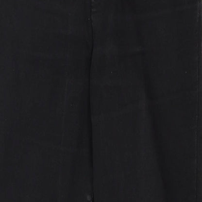 Denim & Co. Womens Black  Denim Skinny Jeans Size 10 L26 in