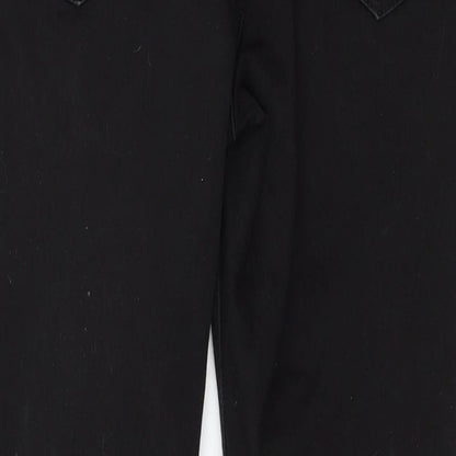 George Womens Black  Denim Skinny Jeans Size 10 L26 in