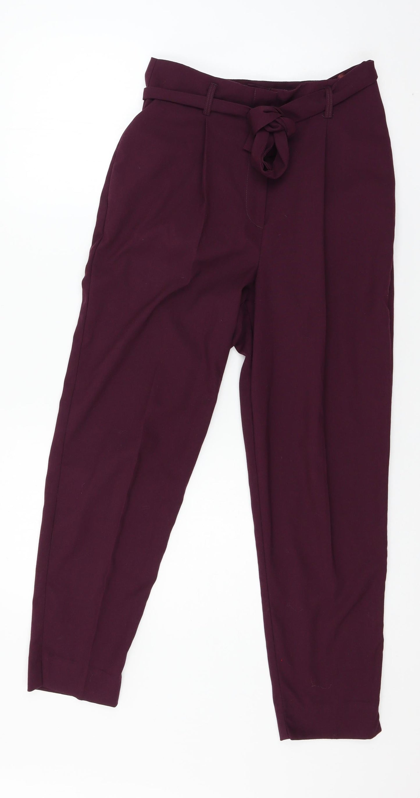 New Look Womens Purple   Trousers  Size 8 L25 in