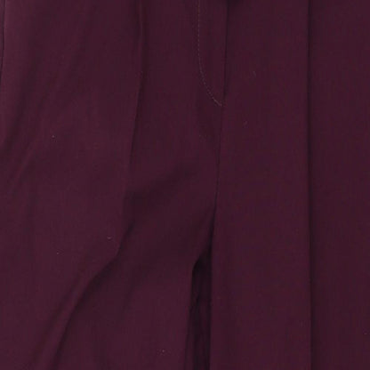 New Look Womens Purple   Trousers  Size 8 L25 in