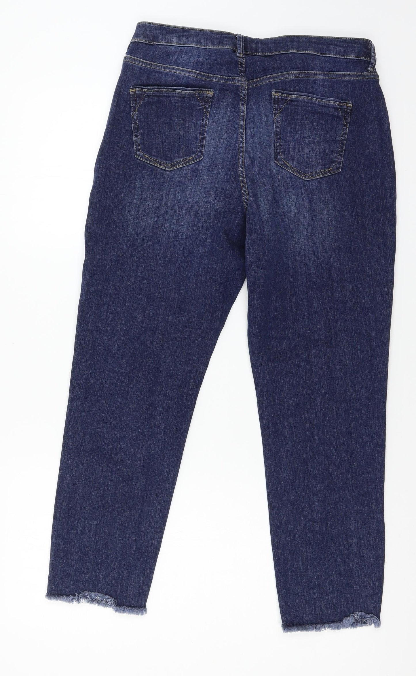 Per Una Womens Blue  Denim Skinny Jeans Size 30 in L23 in