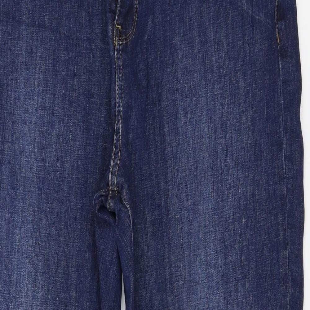 Per Una Womens Blue  Denim Skinny Jeans Size 30 in L23 in