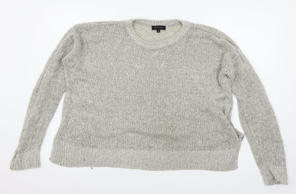Womens UK Size M New Look Grey Pullover Jumper