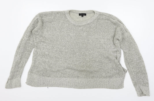 Womens UK Size M New Look Grey Pullover Jumper