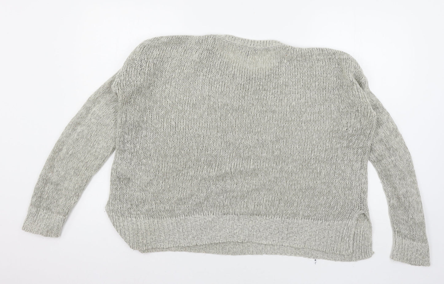 Womens UK Size M New Look Grey Pullover Jumper