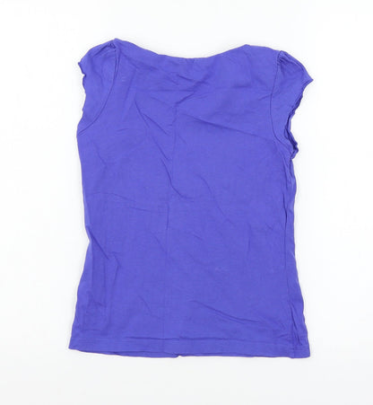 George Boys Blue  Jersey Basic T-Shirt Size 10-11 Years