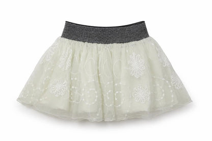 Girl2Girl Girls White Colourblock  Flare Skirt Size 2-3 Years