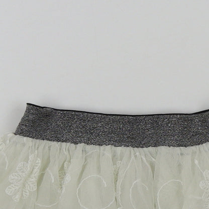 Girl2Girl Girls White Colourblock  Flare Skirt Size 2-3 Years