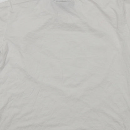 Womens UK Size S Netflix White Basic T-Shirt