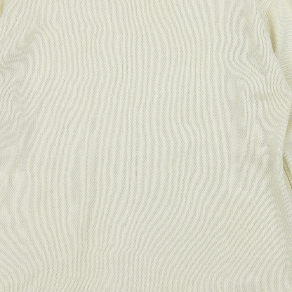 Womens UK Size 12 Preworn Beige Pullover Jumper