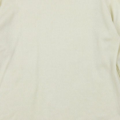 Womens UK Size 12 Preworn Beige Pullover Jumper