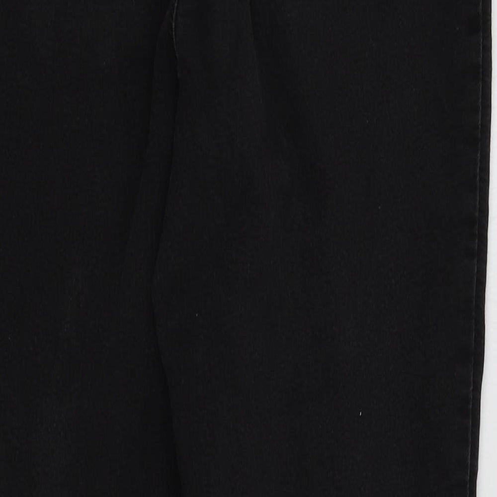 Womens UK Size 12 Denim Regular Fit Skinny Black Jeans