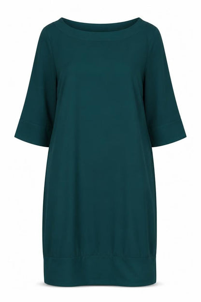 H&M Womens Green Colourblock  A-Line  Size 10