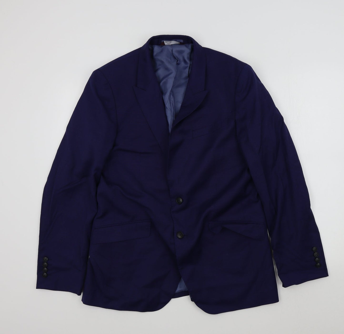 Mens UK Size 40 M&S Regular Blue Suit Jacket