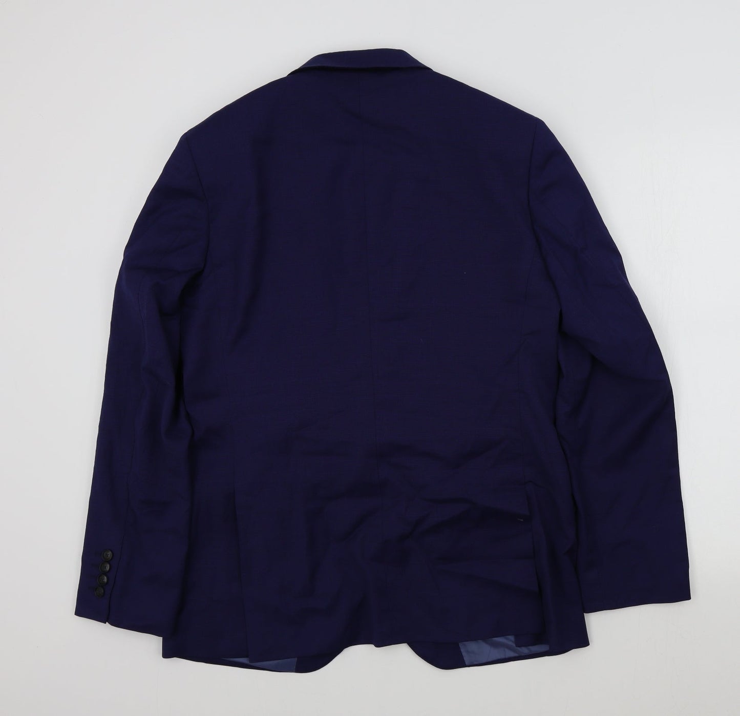 Mens UK Size 40 M&S Regular Blue Suit Jacket