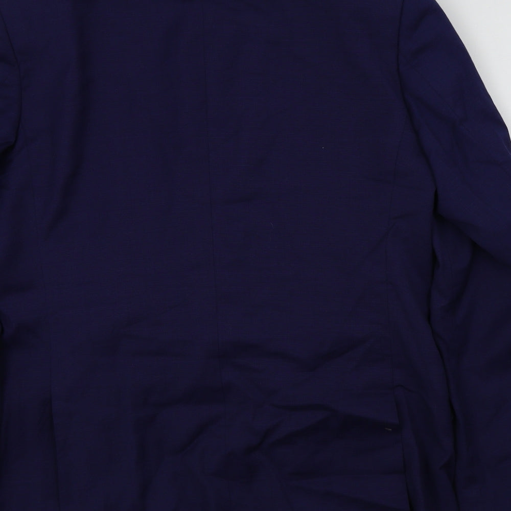 Mens UK Size 40 M&S Regular Blue Suit Jacket