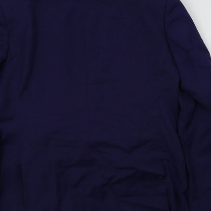 Mens UK Size 40 M&S Regular Blue Suit Jacket