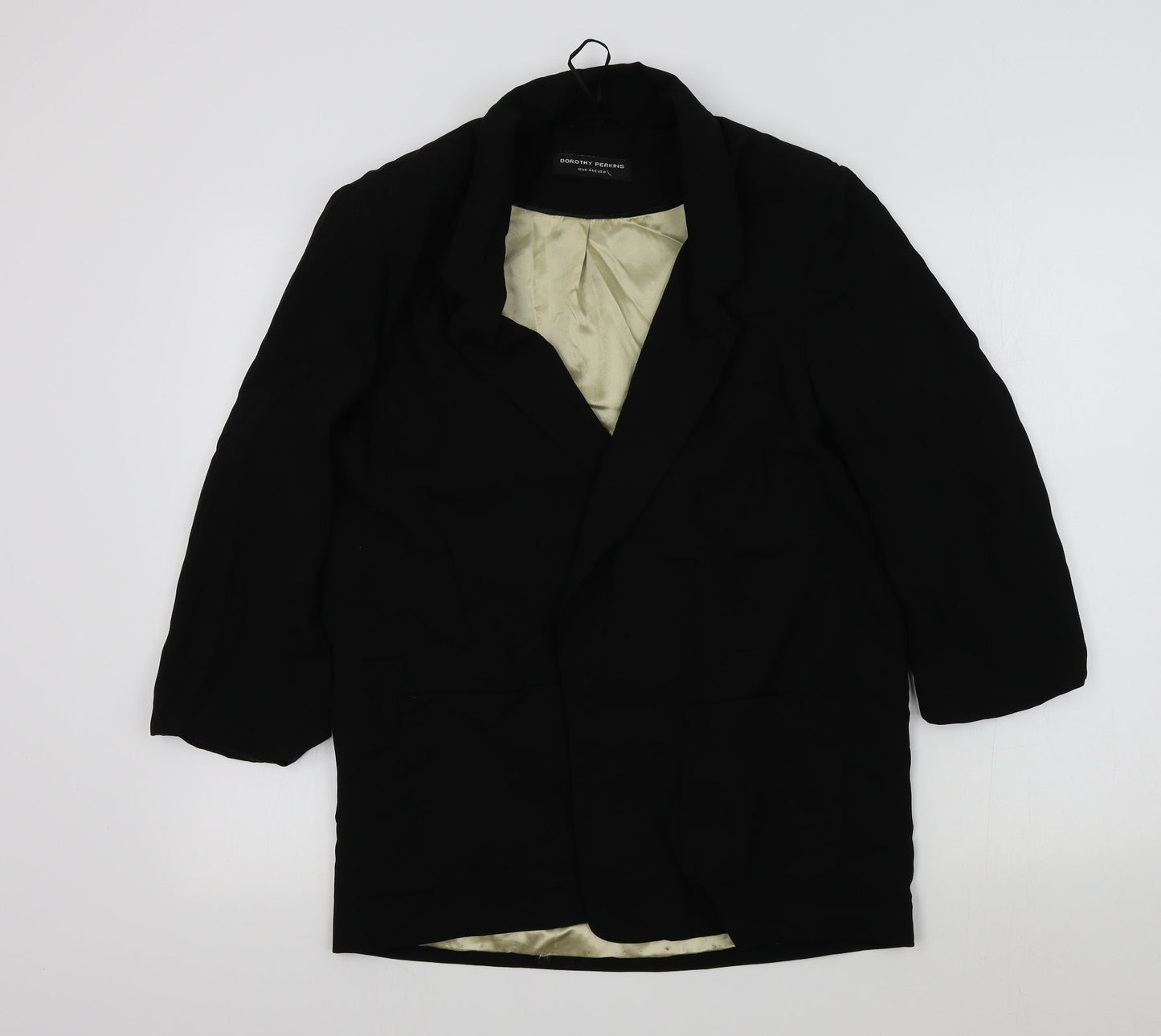 Dorothy Perkins Womens Black Colourblock  Jacket Blazer Size 16