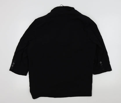 Dorothy Perkins Womens Black Colourblock  Jacket Blazer Size 16