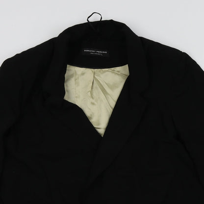 Dorothy Perkins Womens Black Colourblock  Jacket Blazer Size 16